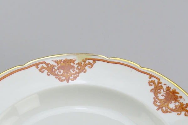 Great 1870s French Porcelain 16 Set Plates Ernie Du Bac Paris 9 1/4 in