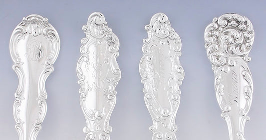 Misc. Group of 12 American Sterling Silver Teaspoons 'Laura'