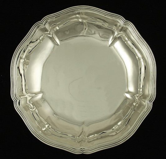 Antique 1920s Arthur Stone Hand Wrought Sterling Silver Serving Bowl 7 1/2"