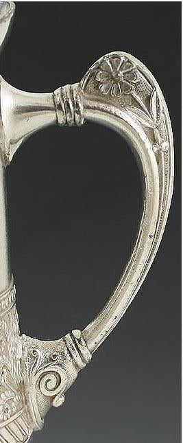 Antique Silver Meriden Britannia Co Assyrian Head Trophy 2 Handle Loving Cup Urn