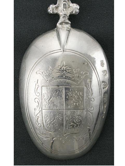 Antique 19th Century Neresheimer German Silver Figural Ship Boat Spoon