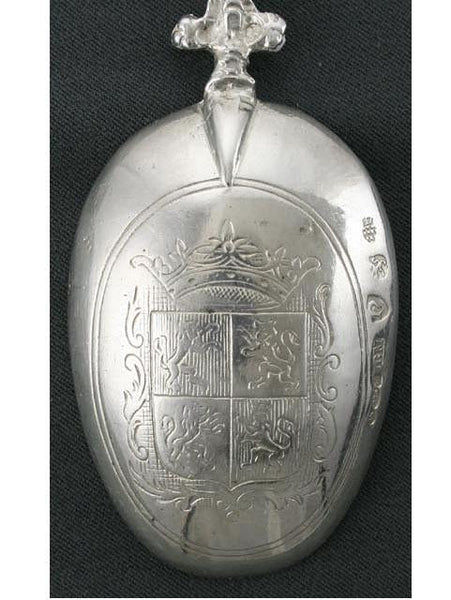 Antique 19th Century Neresheimer German Silver Figural Ship Boat Spoon