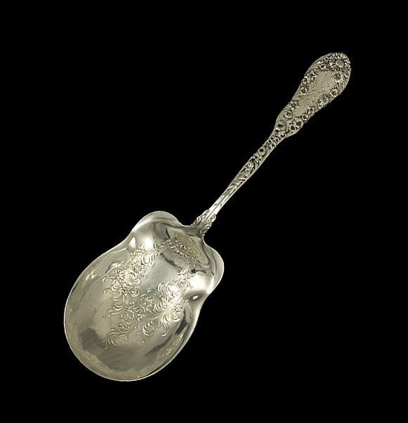 Antique Dominick Haff Number 10 Sterling Silver Casserole Serving Spoon