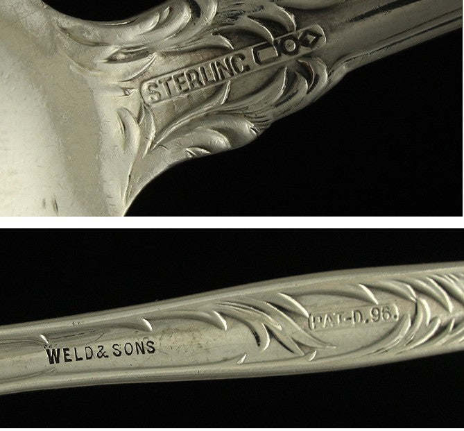 Antique Dominick Haff Number 10 Sterling Silver Casserole Serving Spoon