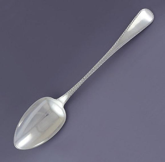 Antique 1817 Irish Sterling Silver Platter/Stuffing/Serving Spoon NO MONO