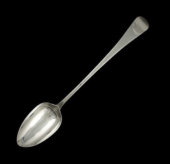 Antique Georgian English Sterling Silver 1811 Stuffing Serving Spoon 11 3/4"