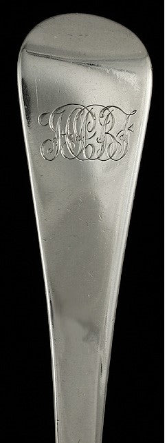 Antique Georgian English Sterling Silver 1811 Stuffing Serving Spoon 11 3/4"