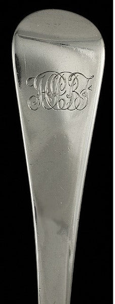 Antique Georgian English Sterling Silver 1811 Stuffing Serving Spoon 11 3/4"