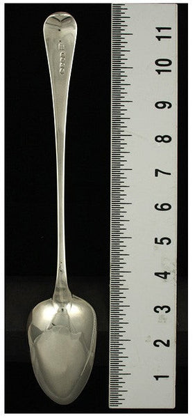 Antique Georgian English Sterling Silver 1811 Stuffing Serving Spoon 11 3/4"