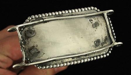 Antique Rare 1886 Dutch Silver Large Serving Spoon 9 5/8"