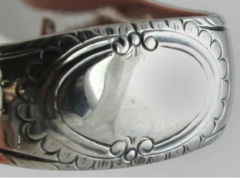 Antique English Georgian Sterling Silver Floral Engraved Sugar Tongs