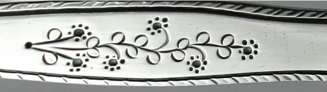 Antique English Georgian Sterling Silver Floral Engraved Sugar Tongs