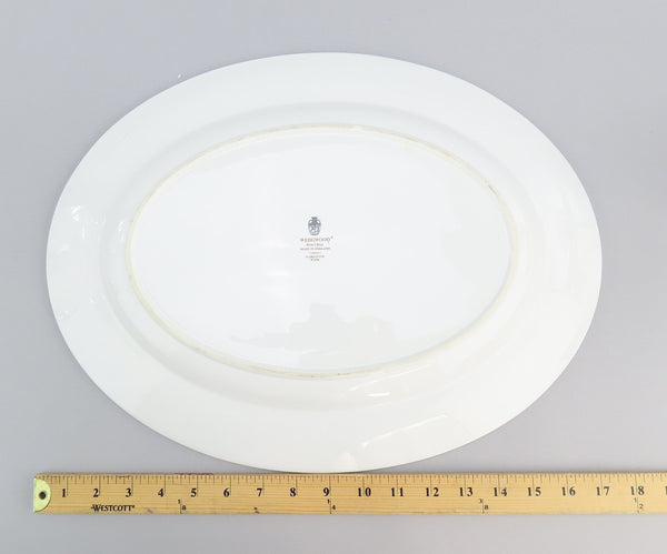 Stunning Wedgwood Florentine Dark Blue Navy Trim W1956 LG Platter 17 1/2" Long