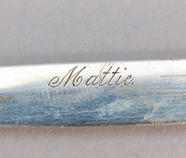 Antique American Sterling Silver Fruit Knife 1860s