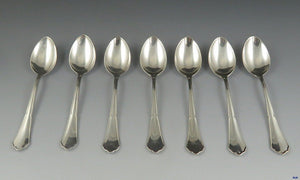 7 Wonderful Quality German Silberwarenfabrik Silver Demitasse Spoons