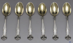 1900 Gorham Cromwell Sterling Silver Demitasse Spoons (6)