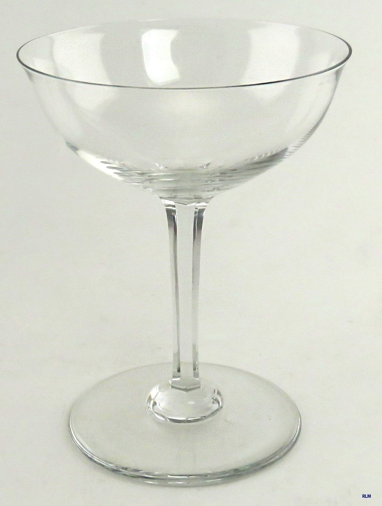 7 Genuine Baccarat Coppelia Pattern Crystal Champagne Glasses