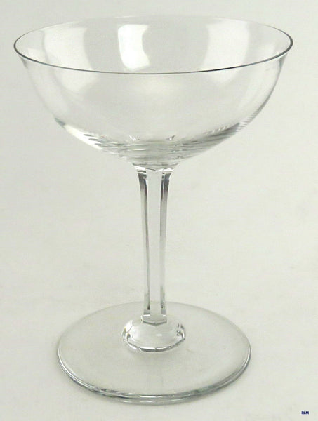 7 Genuine Baccarat Coppelia Pattern Crystal Champagne Glasses