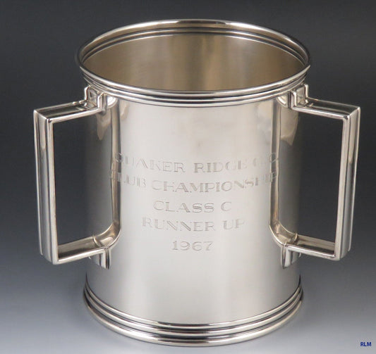 Antique 1895 Gorham Sterling Silver Quaker Ridge Championship Trophy Cup