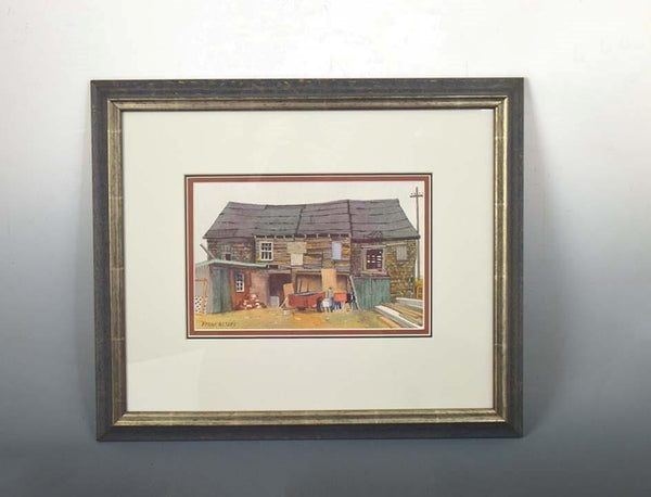 Framed Quality Signed Watercolor by Minnesota Artist Frank Wetzel