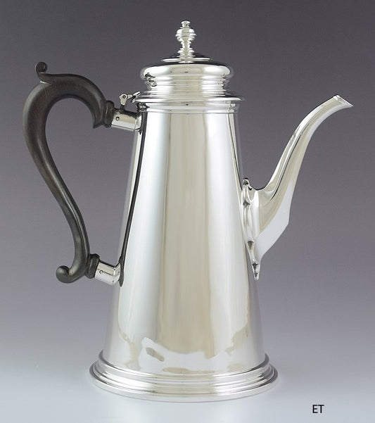 Antique/Vintage 1930s Currier Roby Sterling Silver 1700s Style Lighthouse Teapot