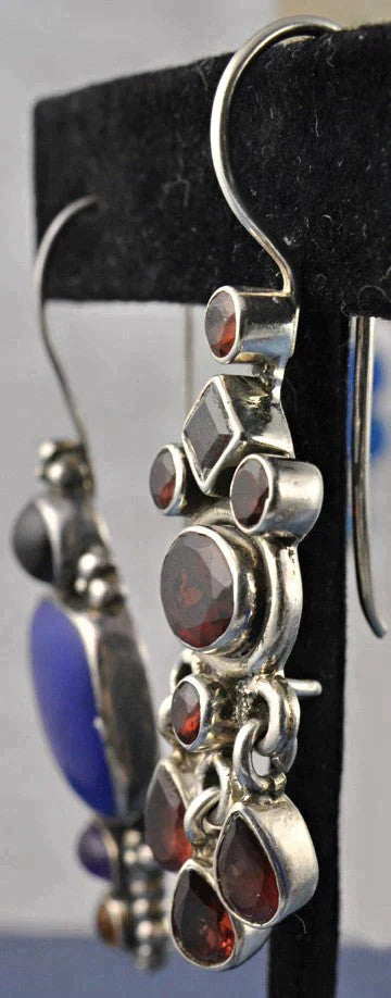 3 pc Lot of Earrings 4 Pierced Ears Sterling Hematite