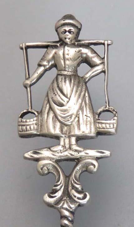 Late 1800's-Early 1900's Marshall Field & Co. Dutch Sterling Silver BonBon Spoon