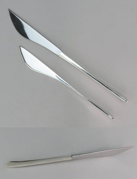 63pc International Sterling Silver Vision Flatware Set R. H. Pearson Mid Century