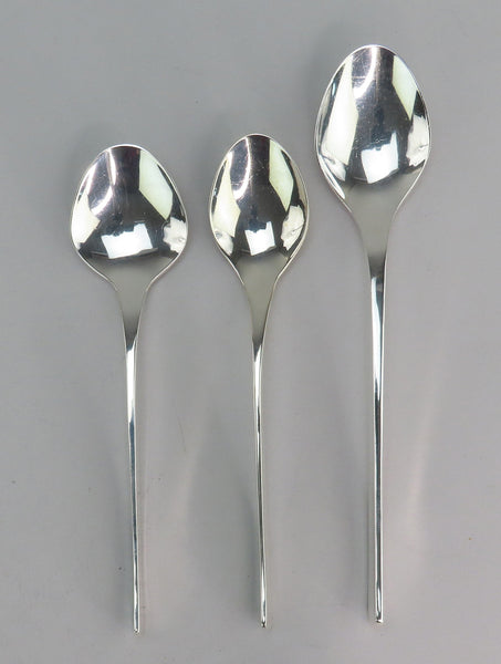 63pc International Sterling Silver Vision Flatware Set R. H. Pearson Mid Century