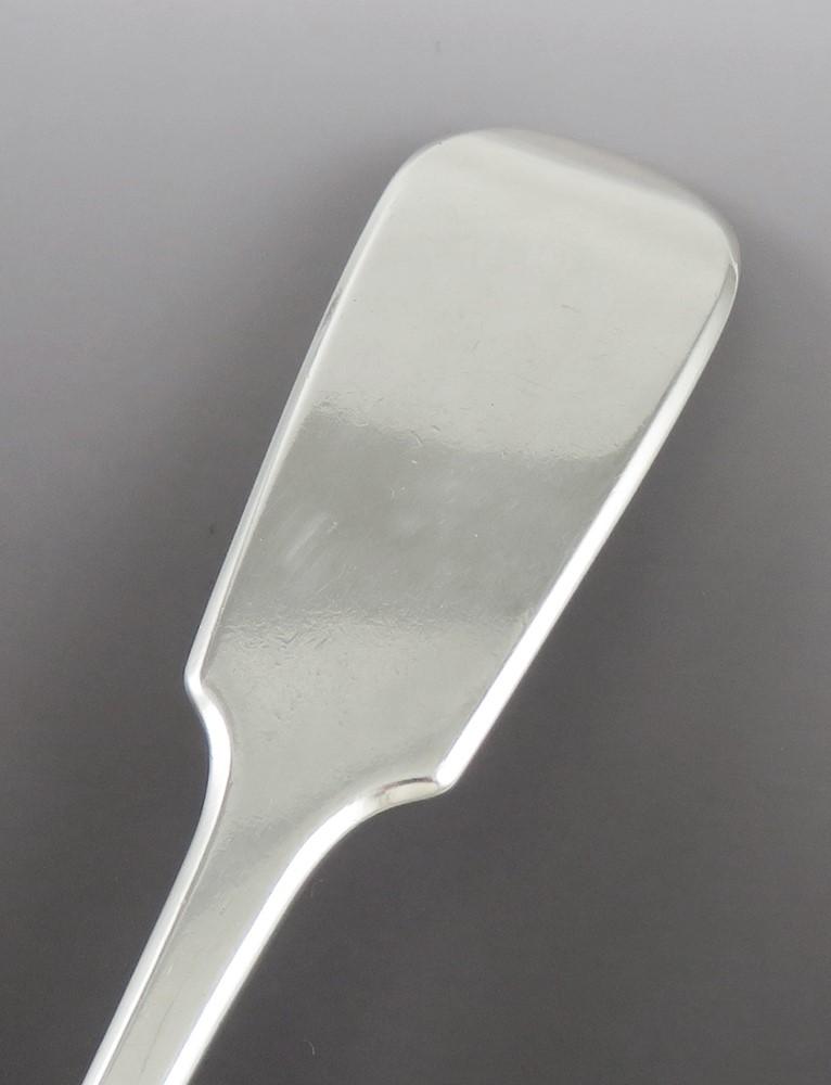 Antique 1829 English Georgian Sterling Silver Fiddle Gravy/Sauce Ladle 7 1/8"