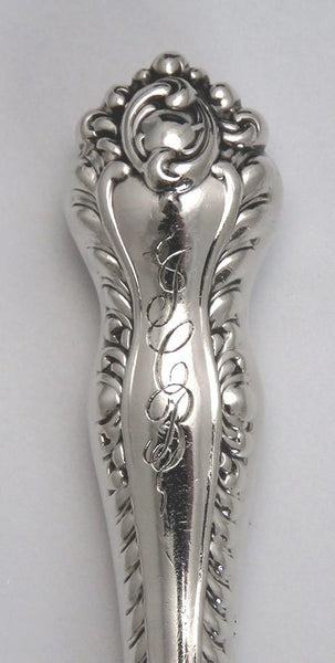 6 Antique Sterling Silver Dominick & Haff Mazarin Pattern Fruit Knives