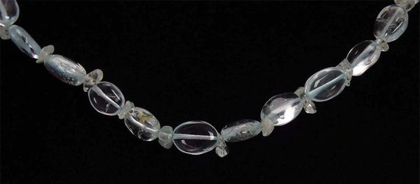 Gorgeous ~90ct Aquamarine Beaded Necklace