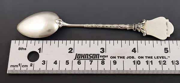 Superb German 800 Silver Enamel Naples Napoli Souvenir Spoon