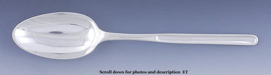 Antique 1750 English Georgian Sterling Silver Double Marrow Scoop Spoon