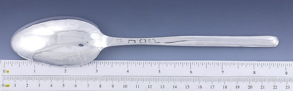 Antique 1750 English Georgian Sterling Silver Double Marrow Scoop Spoon