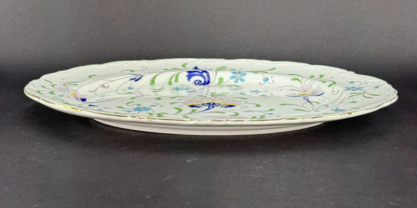 Coalport Fanfare Japan Pattern Oval Platter 14.75 x 11.5 Inches