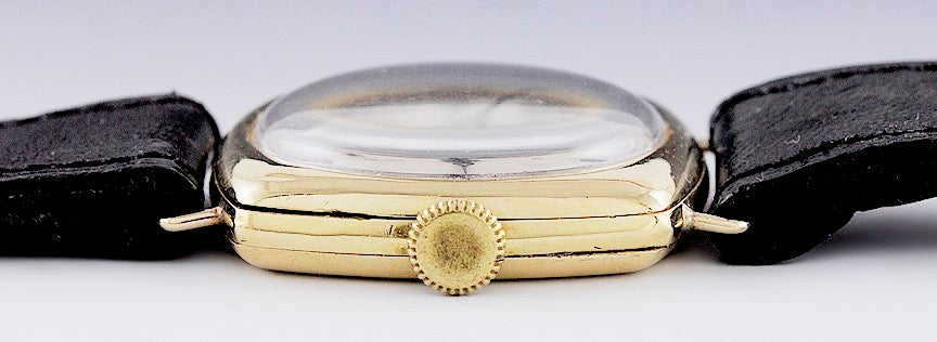 1927 Fine Rolex 18k Gold Cushion 15 jewels Extra Prima Wrist Watch
