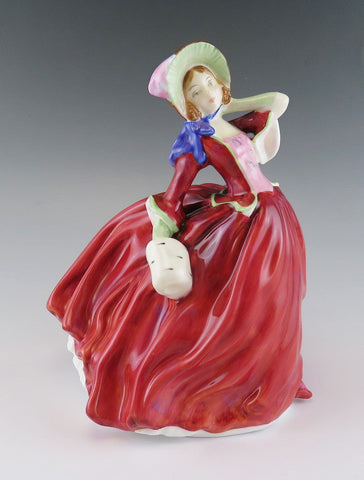 Vintage English Porcelain China Royal Doulton Autumn Breezes Figurine 7.5"