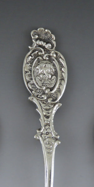 10 Antique c1915 German 800 Silver Demitasse or Coffee Spoons