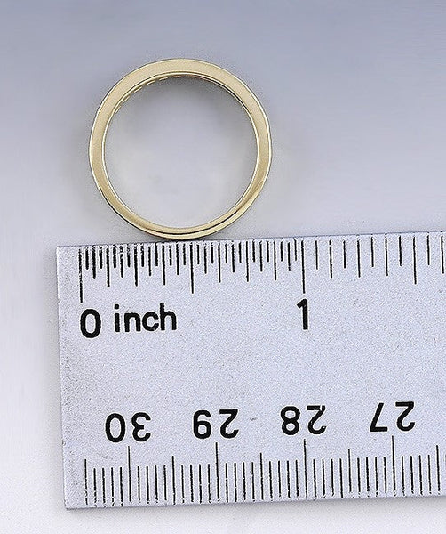Fabulous 14K Yellow Gold ~.50CT Diamond Anniversary Band Ring Sz 7
