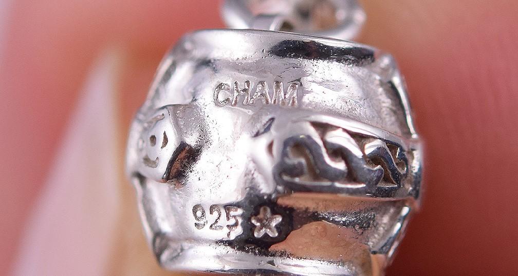 Adorable Small 6" Sterling Silver Chamilia and Others Charm Bracelet Child/Baby