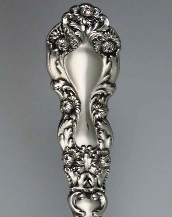 Antique Gorham Sterling Silver Imperial Chrysanthemum Fish Server / Crumber