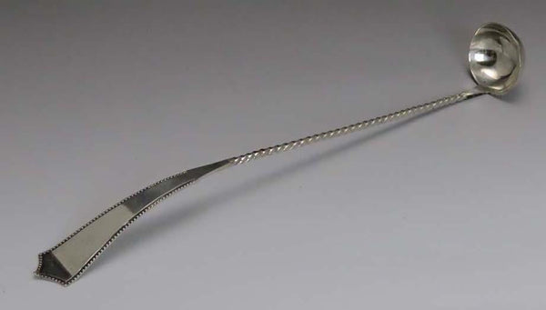 1896 Antique Dutch 833 Silver Claret Ladle