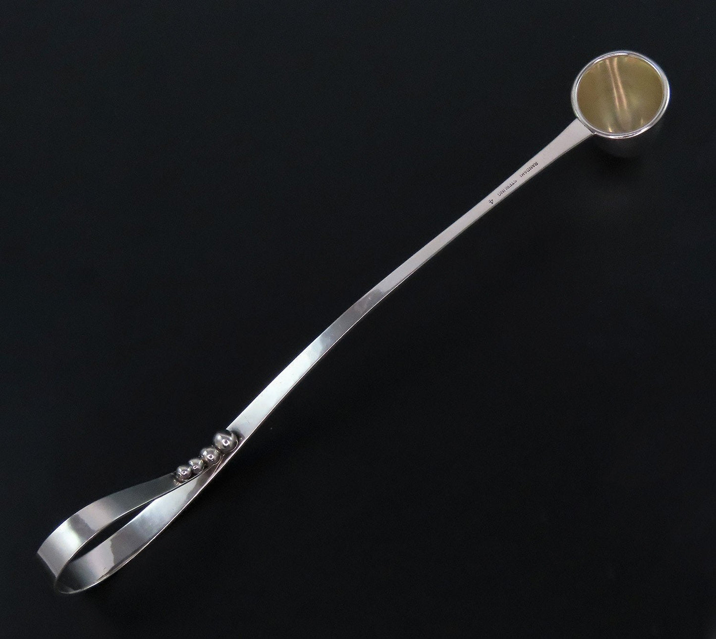 Lovely Randahl Arts Crafts Sterling Silver Candle Snuffer No Mono 8 3/8 Inches