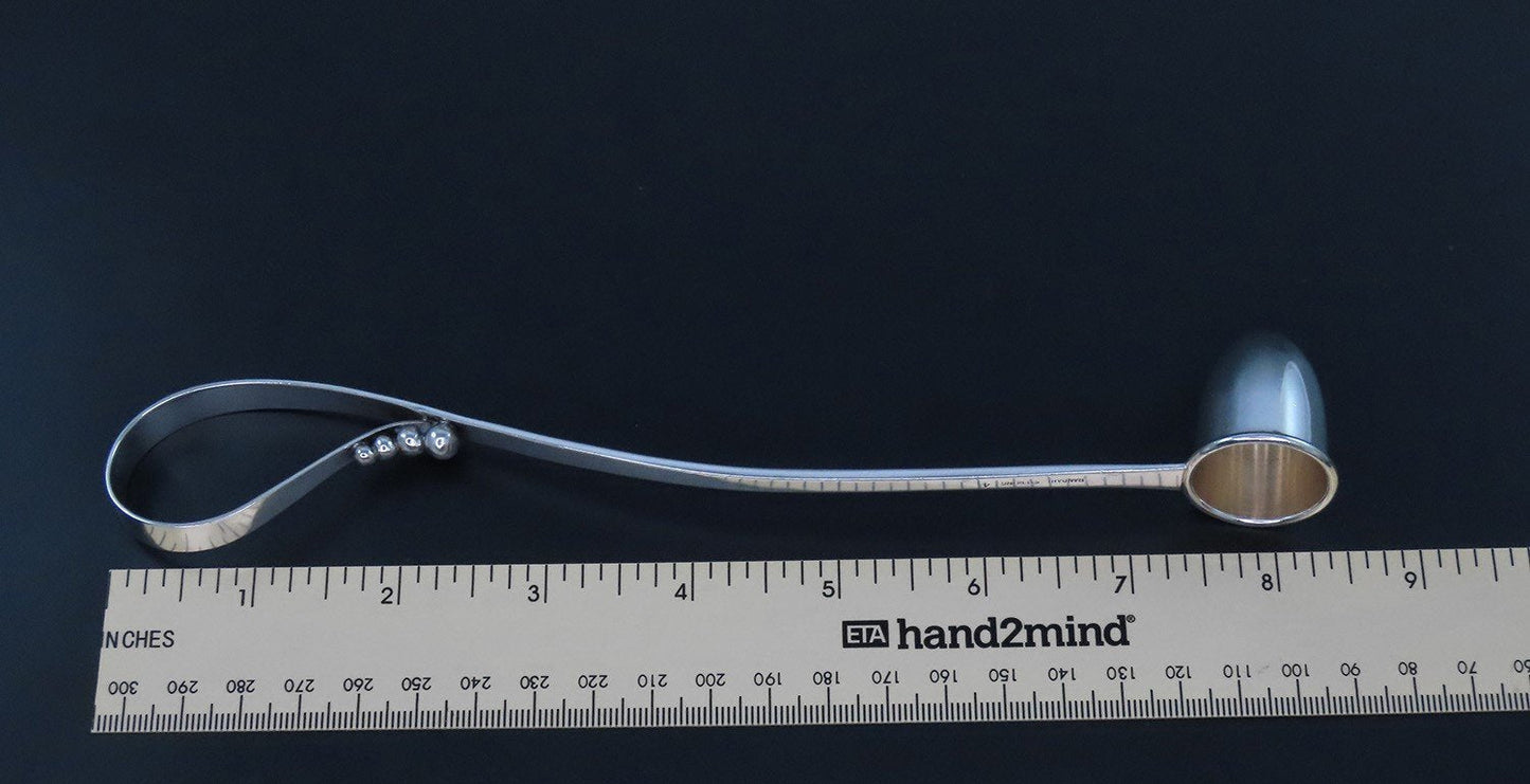 Lovely Randahl Arts Crafts Sterling Silver Candle Snuffer No Mono 8 3/8 Inches