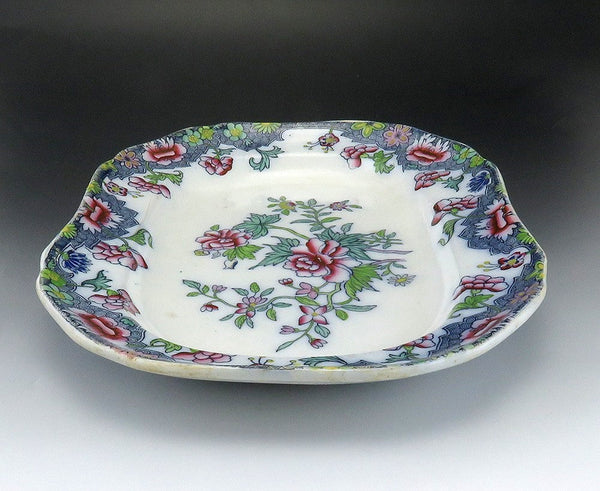 Antique Mid 19th Century English Copeland Late Spode Floral Serving Platter/Tray