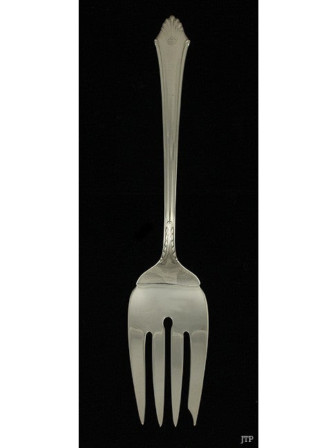 Vintage Gorham Late Georgian 1934 Sterling Silver Meat Serving Fork