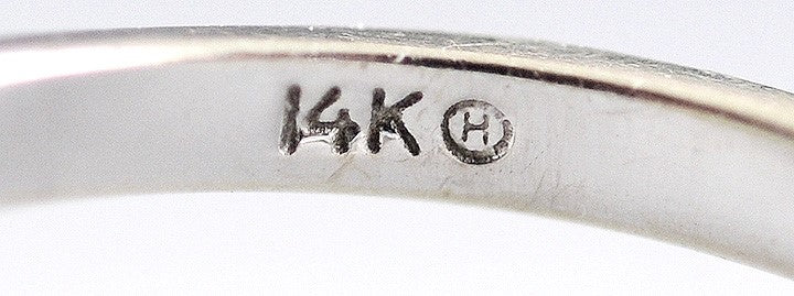 Lovely 14K White Gold and Diamond Bypass Ring -- ~1/2 Carat TDW Size 7