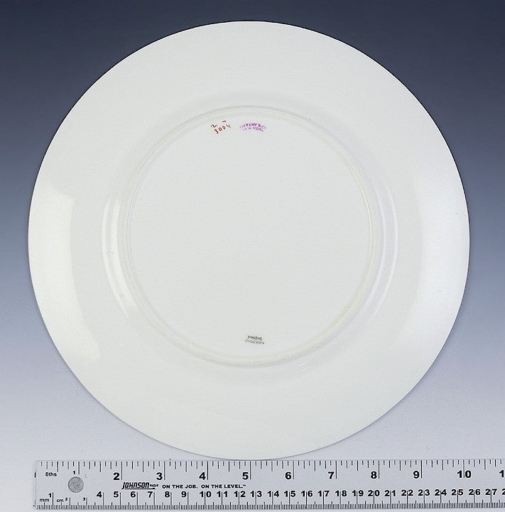 Superb Set 11 1900-1930 Cauldon Tiffany Co Gilded 10 1/2" Dinner Plates