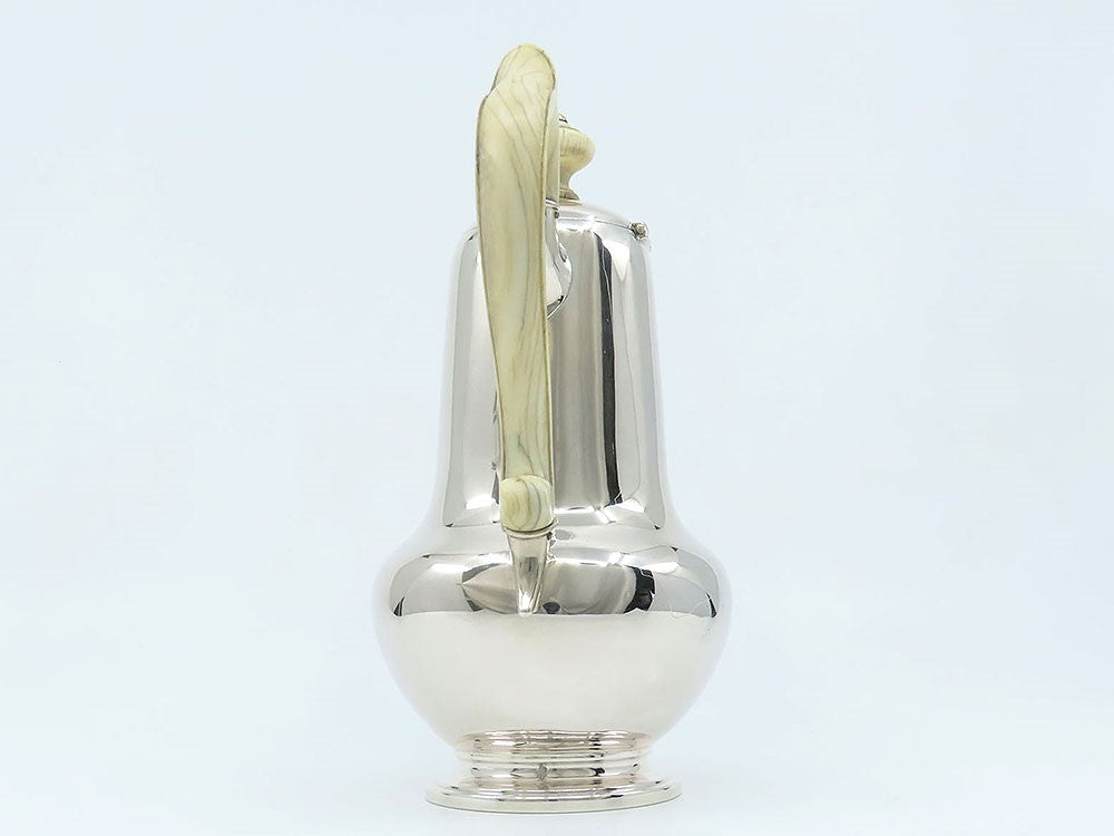 Fine Antique late 1800s-early 1900s Austrian Silver Tall Teapot / Coffee Pot